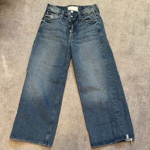 MOTHER Dark Blue Flare Jeans